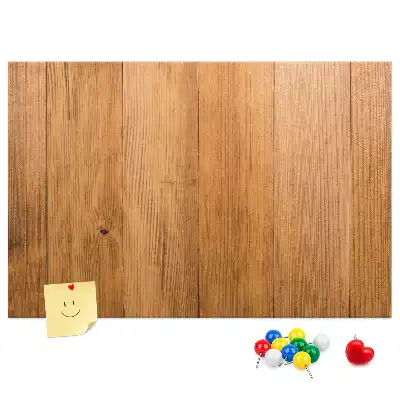 Tablica korkowa dla dzieci z motywem desek