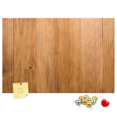 Tablica korkowa dla dzieci z motywem desek