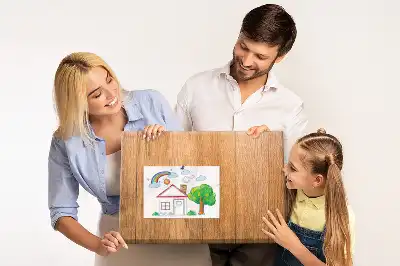 Tablica korkowa dla dzieci z motywem desek