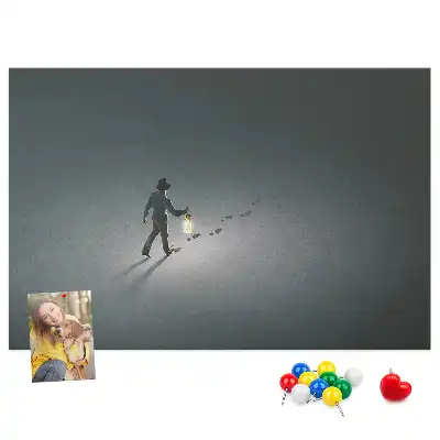 Tablica korkowa Wędrowiec w ciemności