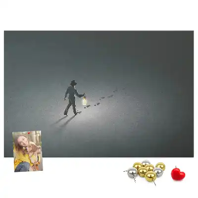 Tablica korkowa Wędrowiec w ciemności