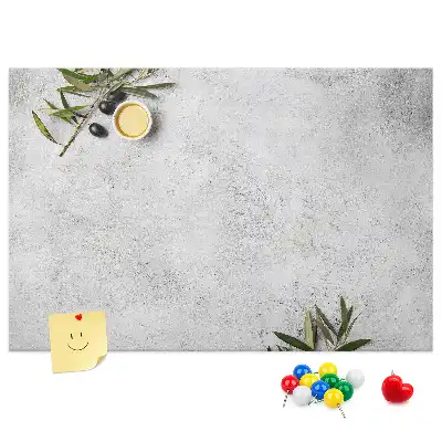 Tablica korkowa dla dzieci Minimalistyczne oliwki