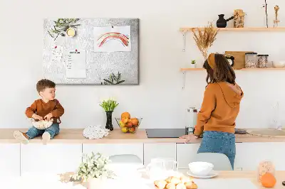 Tablica korkowa dla dzieci Minimalistyczne oliwki