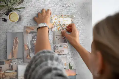 Tablica korkowa dla dzieci Minimalistyczne oliwki