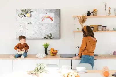 Tablica korkowa dla dzieci Minimalistyczne oliwki