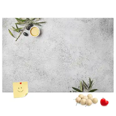 Tablica korkowa dla dzieci Minimalistyczne oliwki