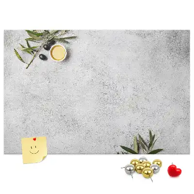 Tablica korkowa dla dzieci Minimalistyczne oliwki
