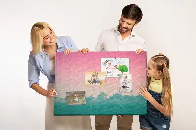 Tablica korkowa z motywem nieba Gradient