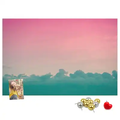 Tablica korkowa z motywem nieba Gradient