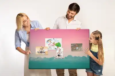 Tablica korkowa z motywem nieba Gradient