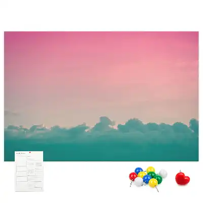 Tablica korkowa Gradient niebo