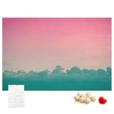 Tablica korkowa Gradient niebo