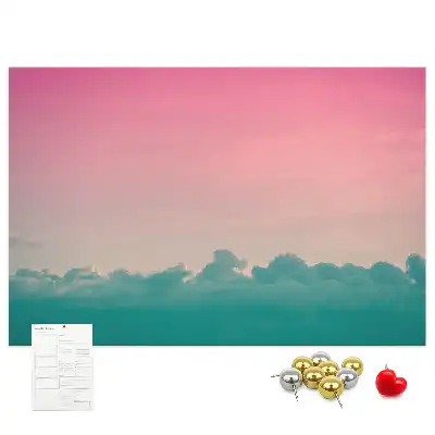 Tablica korkowa z motywem nieba Gradient