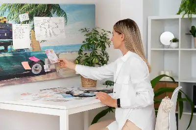 Korkowa tablica Wakacyjna plaża