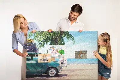 Korkowa tablica Wakacyjna plaża