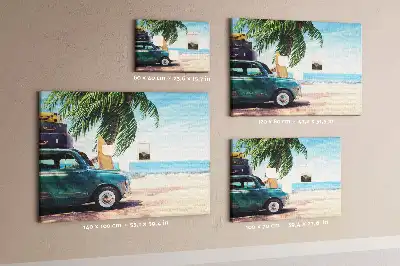 Korkowa tablica Wakacyjna plaża
