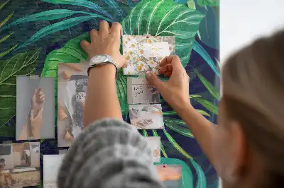 Tablica korkowa Egzotyczne liście