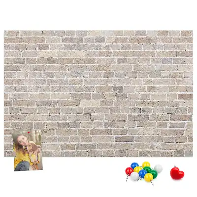 Tablica korkowa Klasyczny mur z cegieł