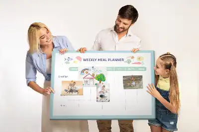Tablica korkowa ozdobna Planer posiłków