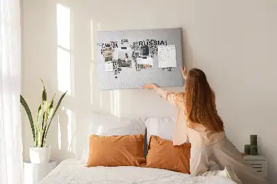 Tablica korkowa dla dzieci Kontynenty z literami