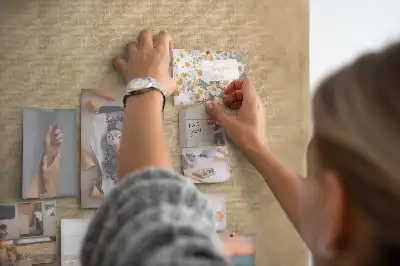 Ozdobna tablica korkowa Kompas na płótnie