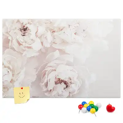 Tablica korkowa Kwiaty piwonii