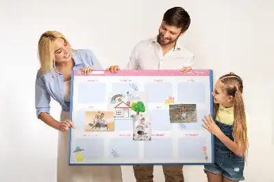 Tablica korkowa dla dzieci Miesięczny planer