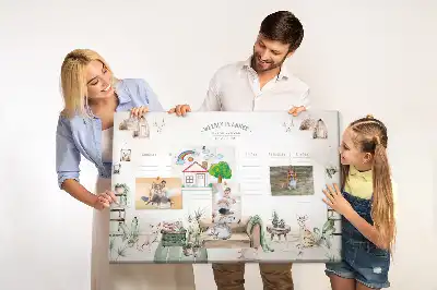 Korkowa tablica Planer przytulny dom