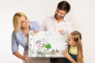 Korkowa tablica Planer przytulny dom
