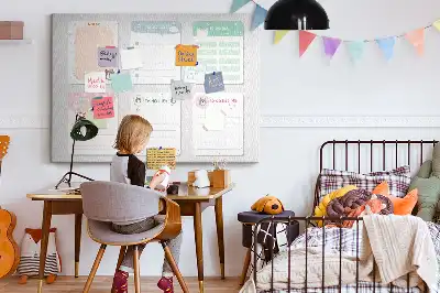 Tablica korkowa Kolorowe notatki