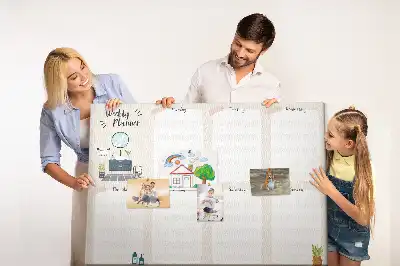Tygodniowy kalendarz ścienny dla dzieci tablica korkowa