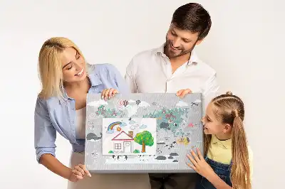 Tablica korkowa Kreskówkowa mapa