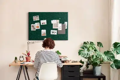 Ozdobna tablica korkowa w liście
