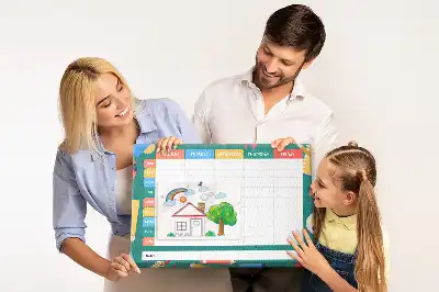 Tablica korkowa dla dzieci organizer zajęć szkolnych