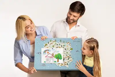 Tablica korkowa Polska Mapa zwierząt