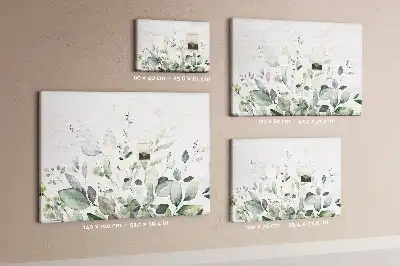 Tablica korkowa dla dzieci Botaniczne liście natura