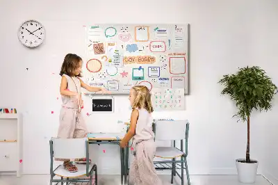 Tablica korkowa Kolorowa tablica wizji