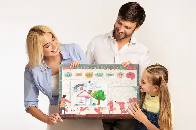 Tablica korkowa ozdobna Tygodniowy planer dla dzieci