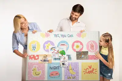 Korkowa tablica Planer szkolny