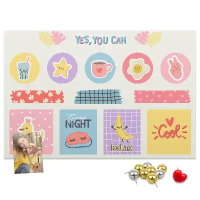 Korkowa tablica Planer szkolny