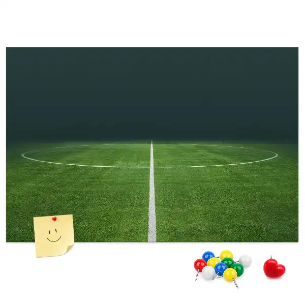 Tablica korkowa dla dzieci Boisko piłkarskie