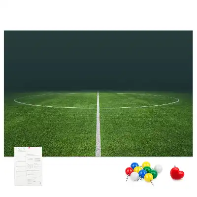 Tablica korkowa dla dzieci Boisko piłkarskie