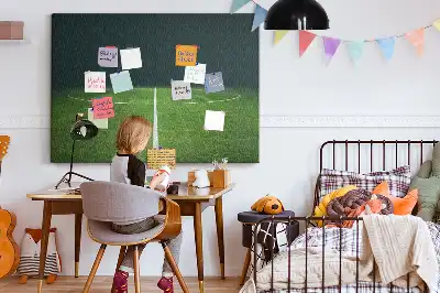 Tablica korkowa dla dzieci Boisko piłkarskie