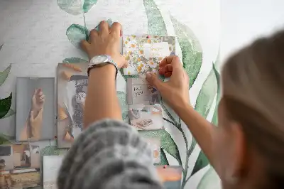 Ozdobna tablica korkowa Akwarela liście