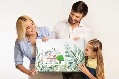 Ozdobna tablica korkowa Akwarela liście