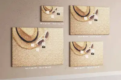 Tablica korkowa Wakacyjna podróż