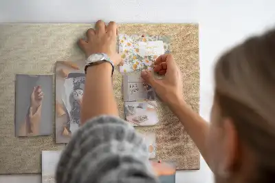 Ozdobna tablica korkowa Liście palmowe