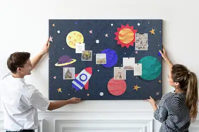 Tablica korkowa Dziecięcy kosmos