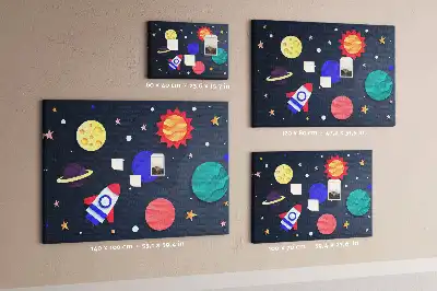 Tablica korkowa Dziecięcy kosmos