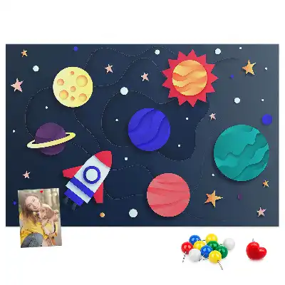 Tablica korkowa Dziecięcy kosmos